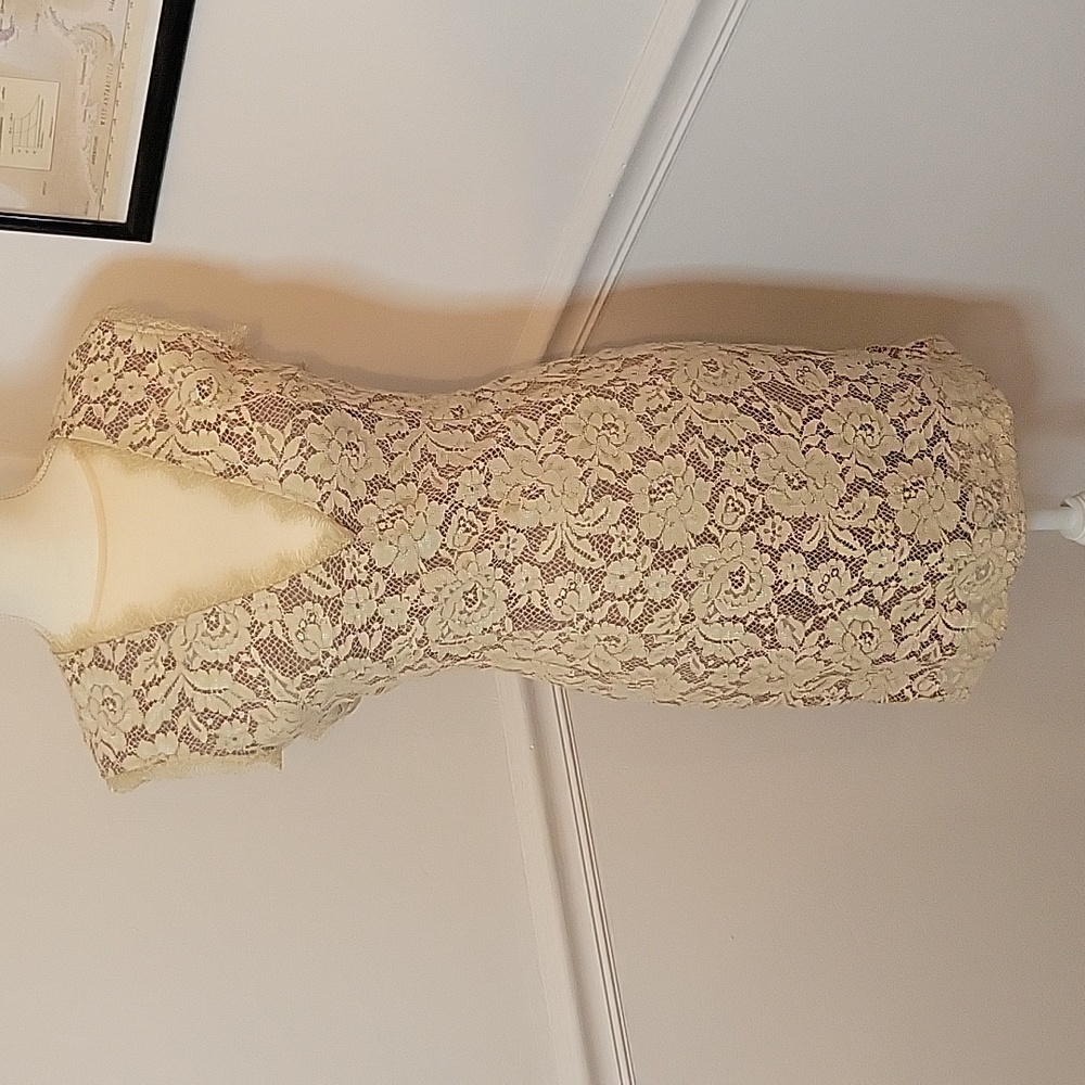 Dress Forum Cream Lace Dress